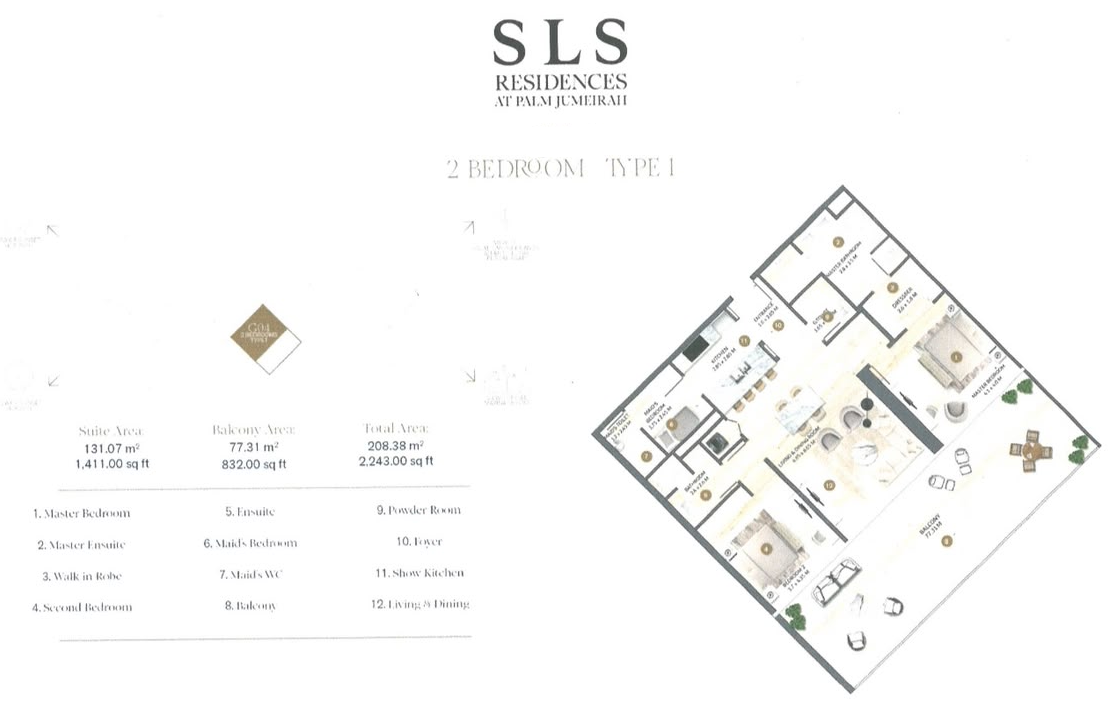 SLS Residences The Palm