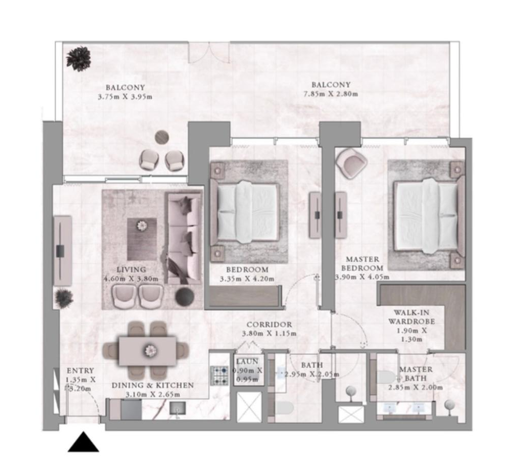 Palace Residences Creek Blue